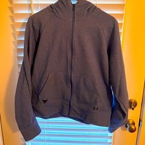Under Armour purple zip up hoodie